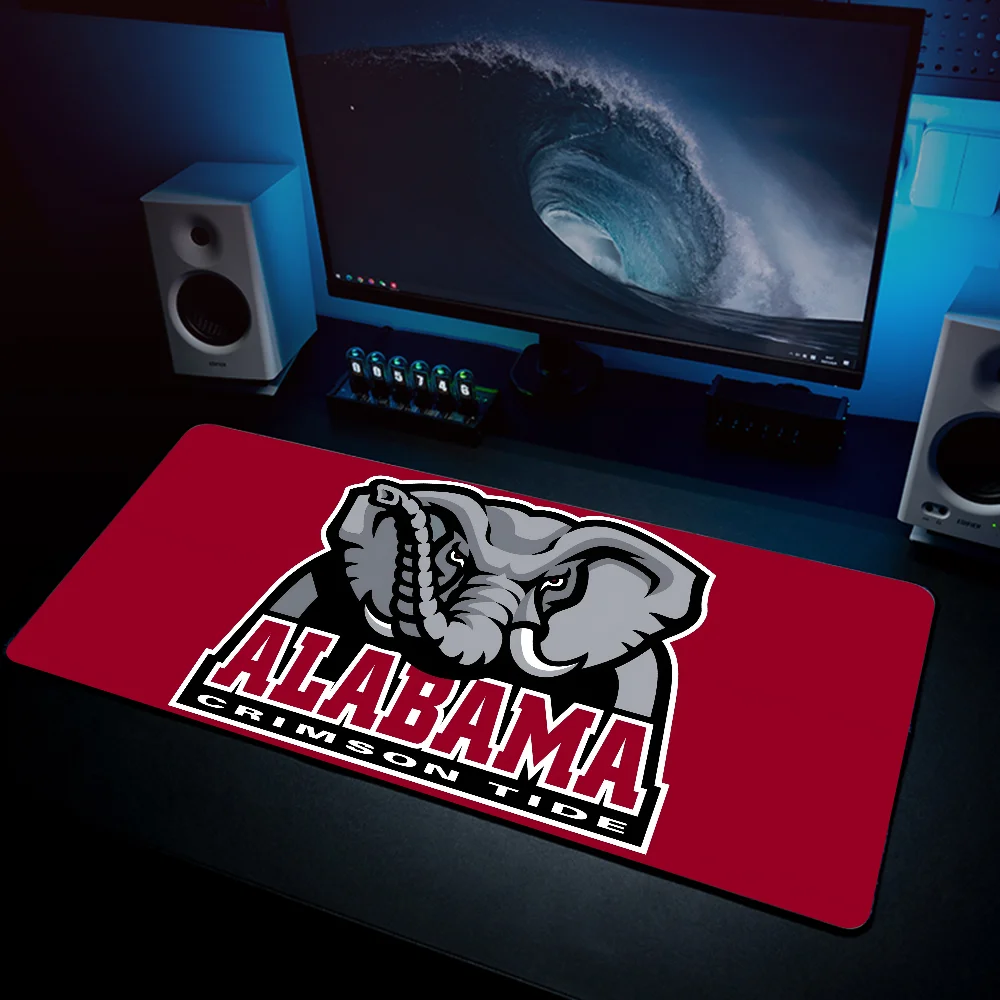 A-Alabama C-Crimson Tide  Mousepad Mouse Mat Desk Mat With Pad Gaming Accessories Prime Gaming XXL Keyboard Pad