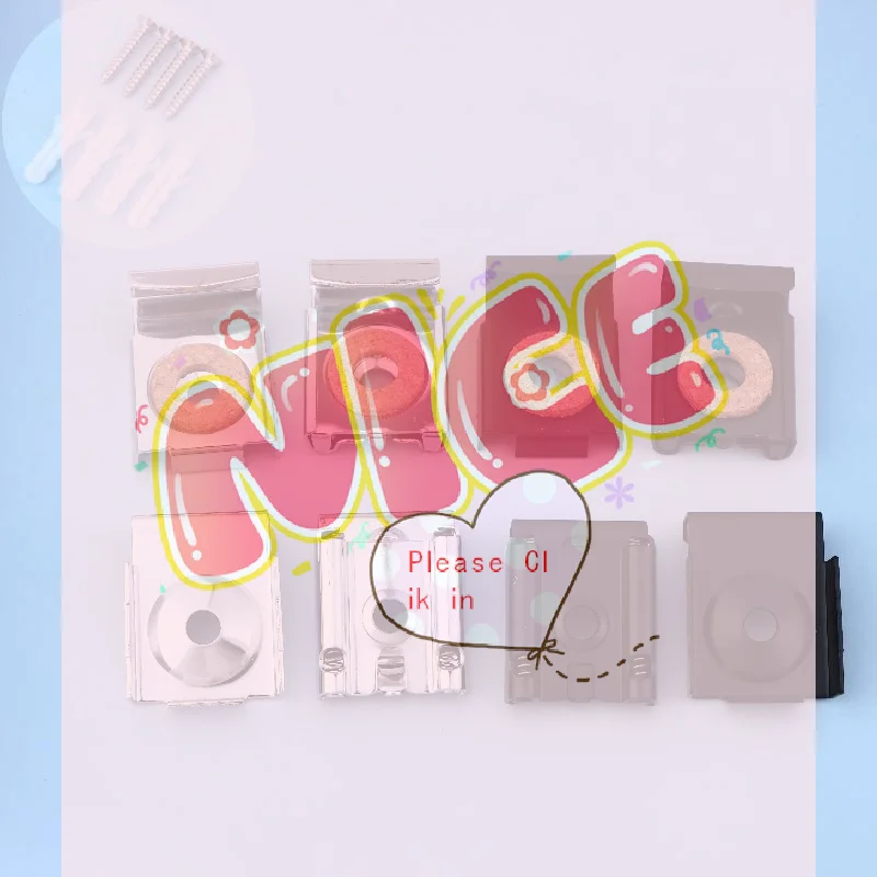 4pcs Bathroom Mirror Glass Wall Mounting Fixing Kit Frame Less Clips With Screws Mounting Hanger Wall Brackets Clamps Hardware