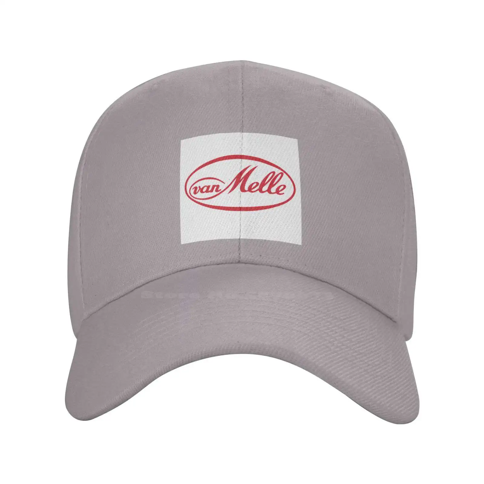 Van Melle Logo Print Graphic Casual Denim cap Knitted hat Baseball cap