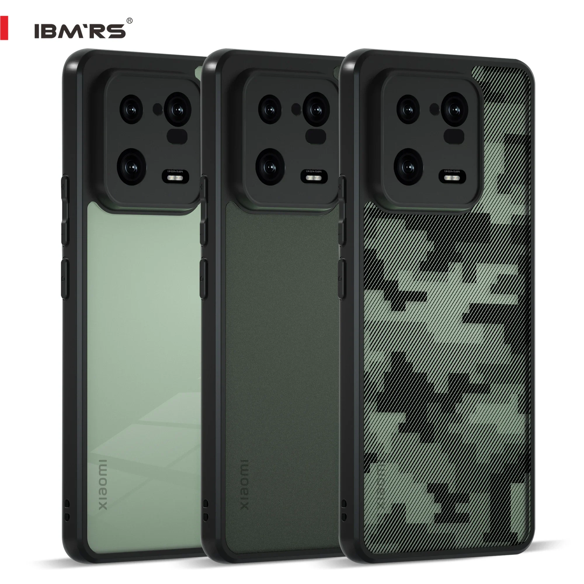 

IBMRS -camouflage case for Xiaomi 13Pro, shockproof, transparent