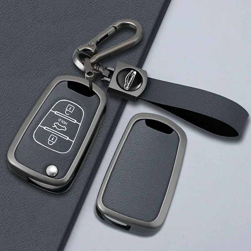 Zinc Alloy Car Key Case Cover For KIA Sportage Rio 3 Soul Optima Ceed Pro K5 K2 Pride For Hyundai I20 I30 Ix20 Ix25 Ix35 Elantra