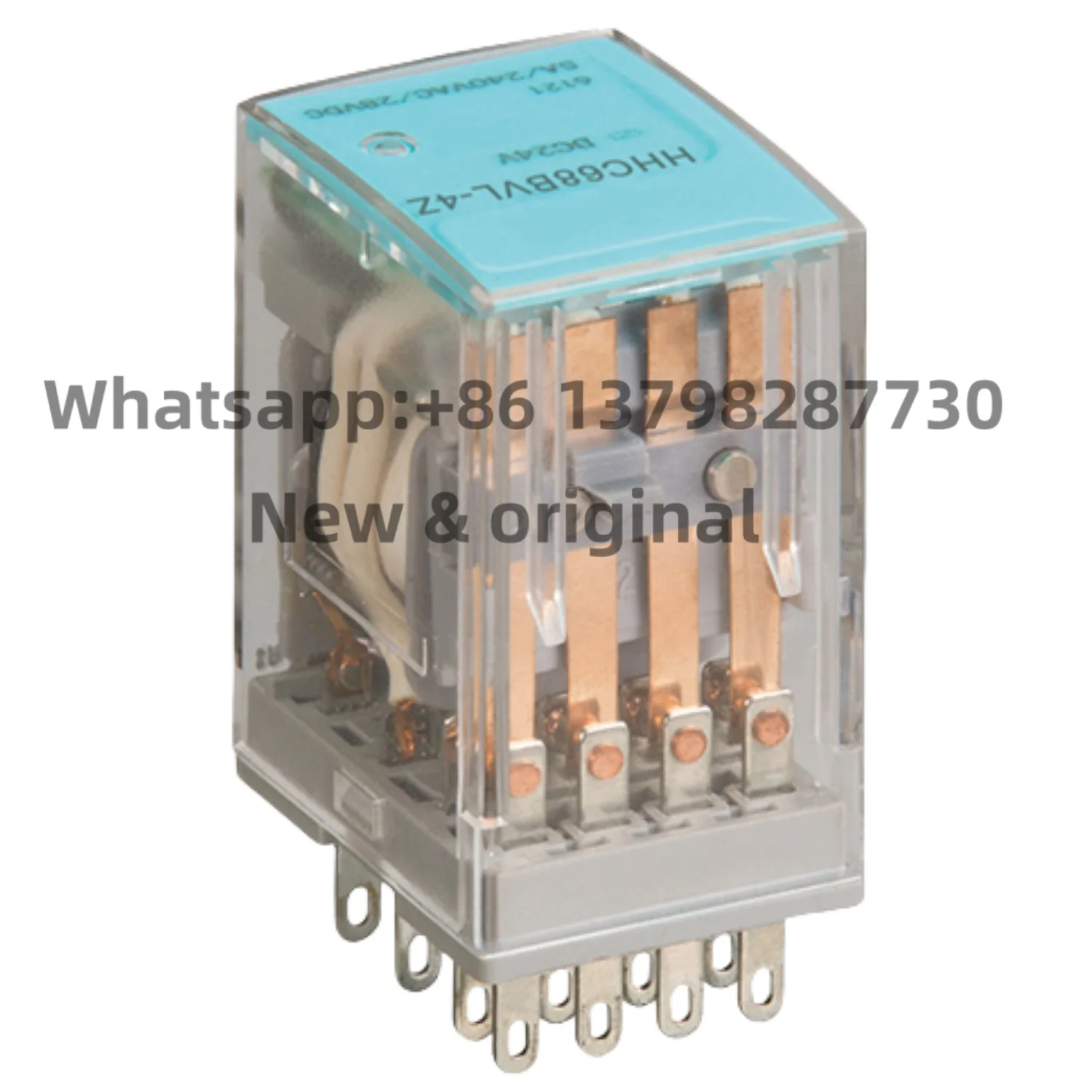 مرحل كهرومغناطيسي متوسط جديد أصلي HHC68BVL-4Z DC24V AC220V