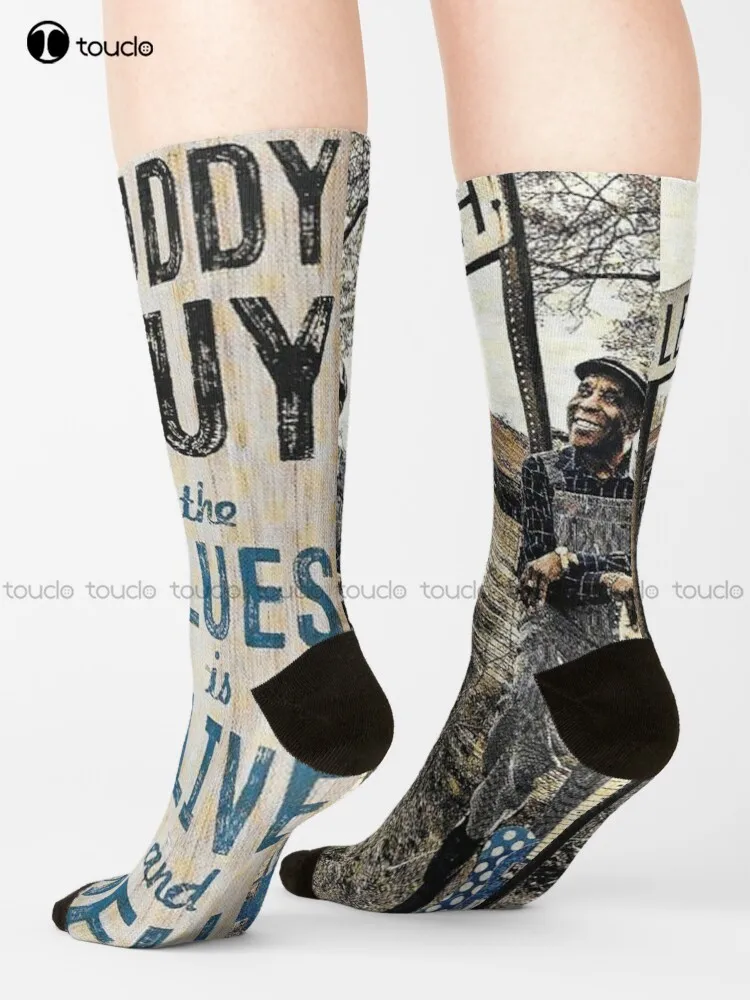 

Buddy Guy The Blues Socks Cute Socks For Women Unisex Adult Teen Youth Socks 360° Digital Print Harajuku Streetwear Gift Retro