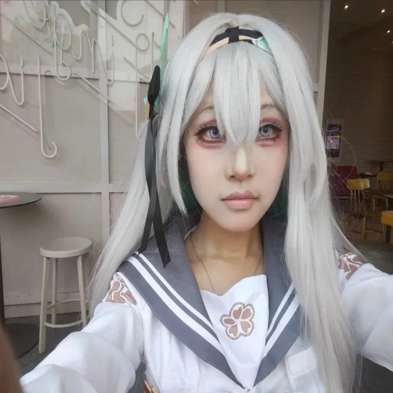 

In Stock Firefly Costume Wig JK Dress Game Honkai: Star Rail Cosplay Women Uniform Role Play Clothing Carnivw;3'f,6;t.8'