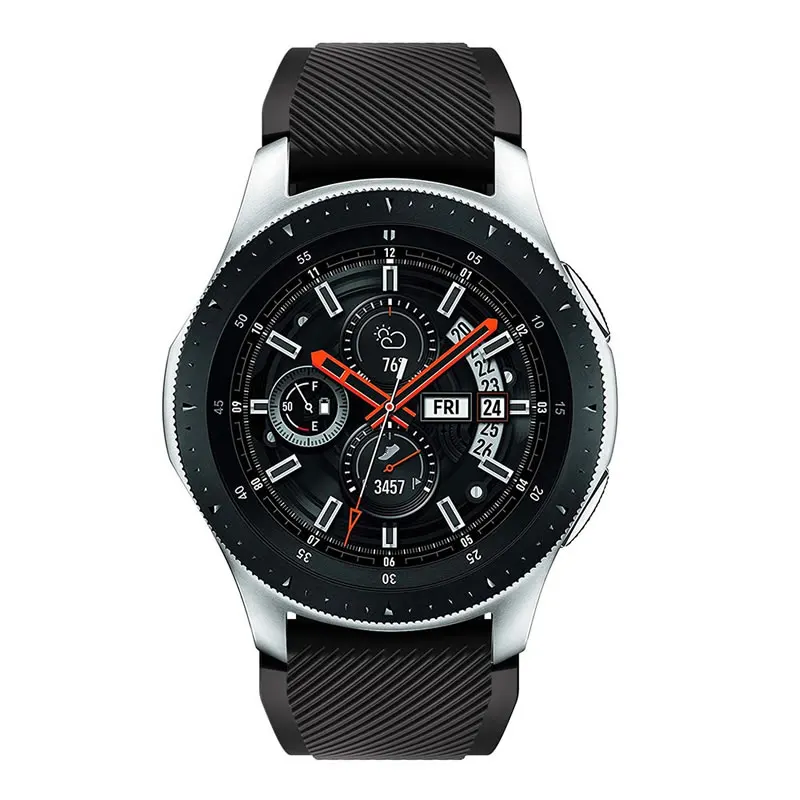 Ремешок силиконовый для Samsung Watch 3/Gear S3 Frontier Amazfit GTR 47 мм, спортивный браслет для Huawei Watch 4/3 GT GT2, 22 мм 20 мм