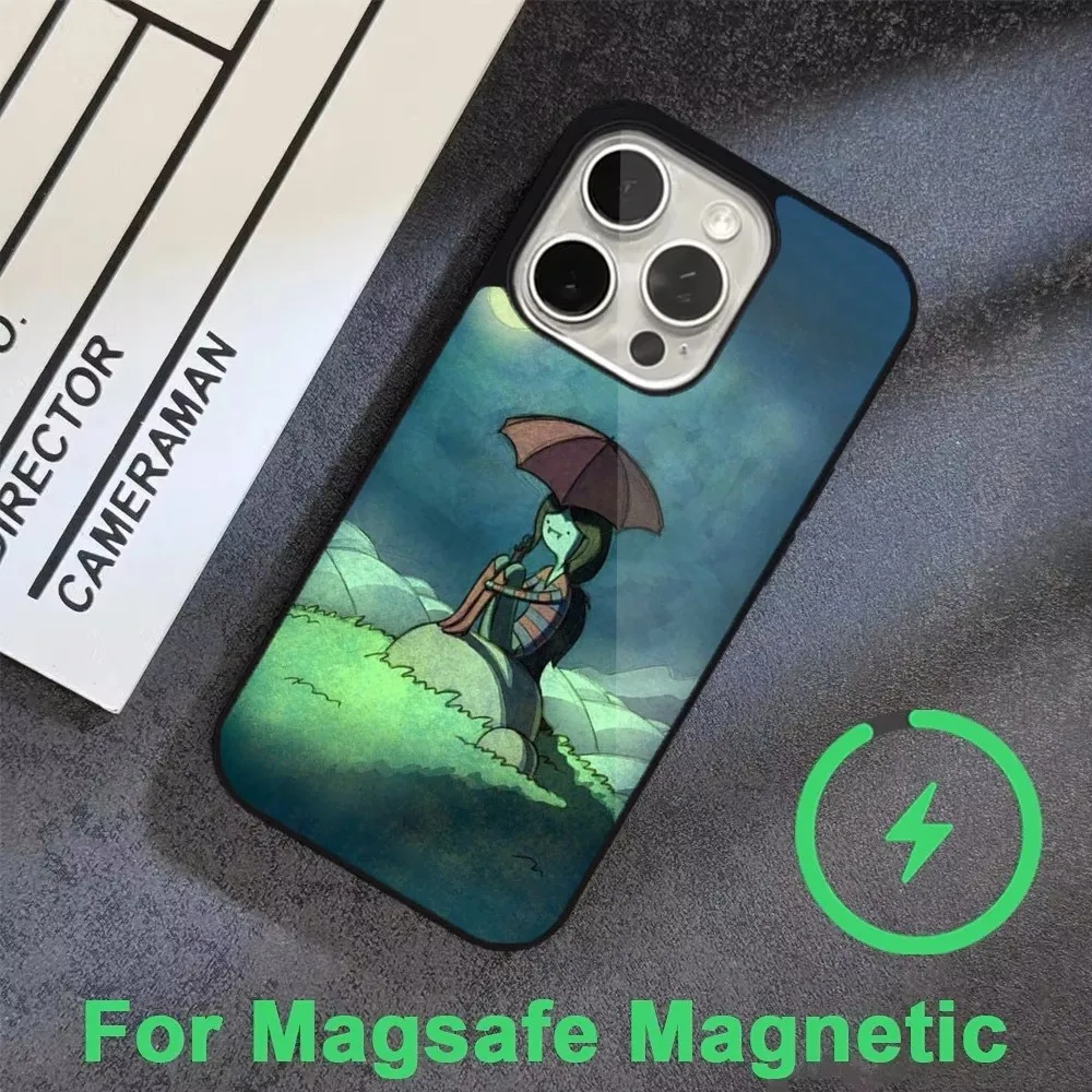 Чехол для телефона AdventureS Time M-Marceline для iPhone 16,15,14,13,12,11, Pro, Max, Plus, Mini, Magsafe, магнитный чехол для беспроводной зарядки