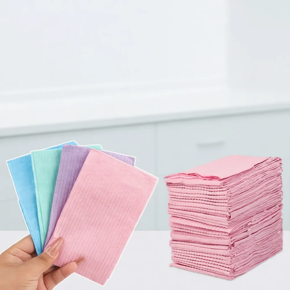 Disposable Dental Bibs Waterproof Paper Towels Patient Apron For Beauty Salon Clinic Oral Hygiene Protection Supplies Pad