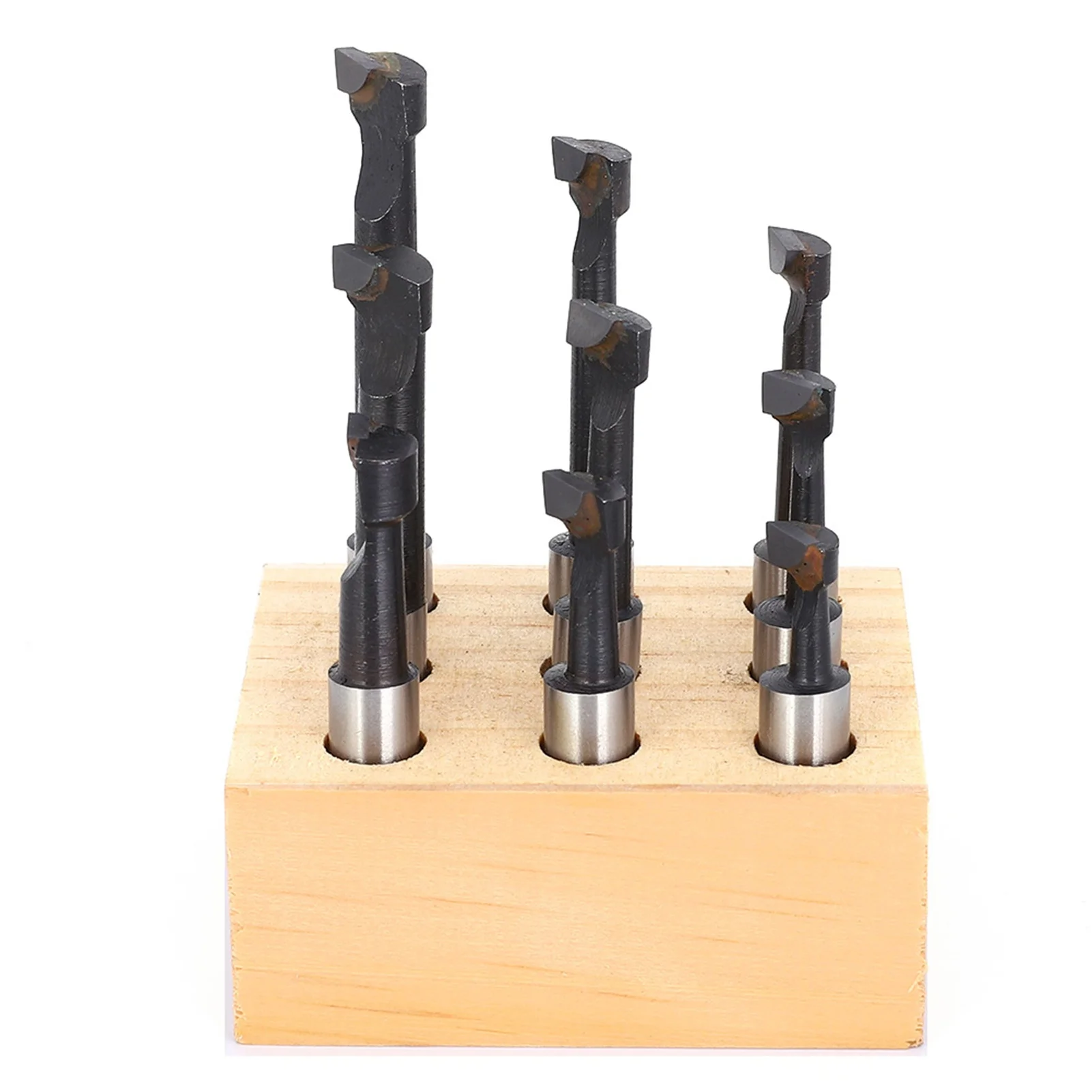 9PCS F1 Type Boring Cutter 3/8 Inch CNC Milling Tools Kit Set Lathe Parts High-Speed Steel