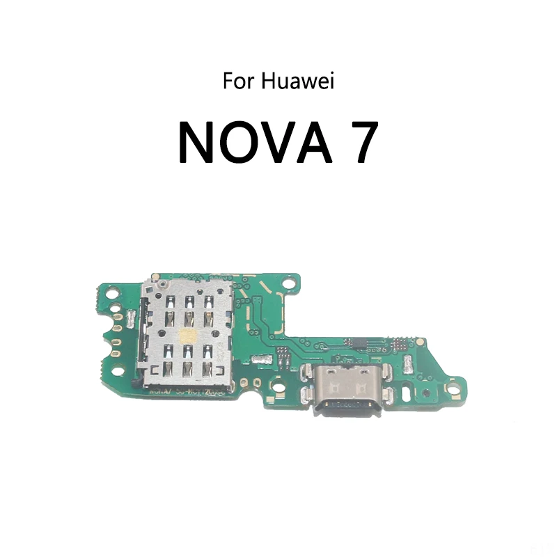 USB Charge Dock Port Socket Plug Connector Flex Cable For Huawei Nova 7 Pro 7i 7SE Charging Board Module