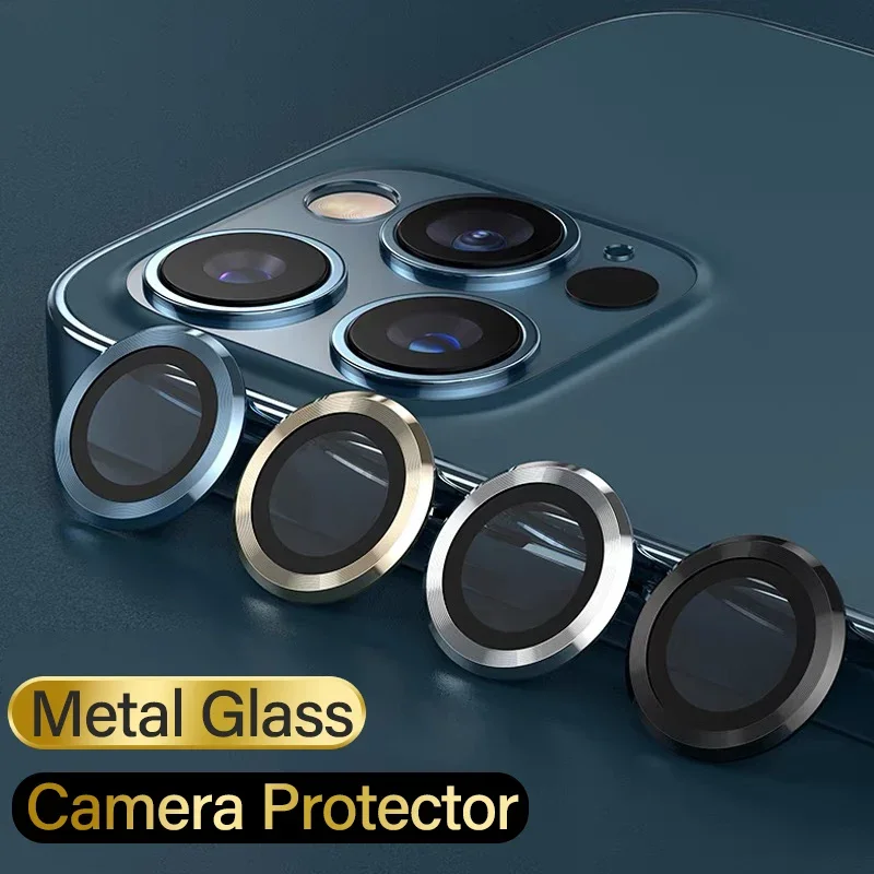 

Metal Ring Camera Lens Protector Glass For iPhone 17 Pro Max Air Full Cover Camera Protector For iPhone 14 15 Plus 16 ProMax