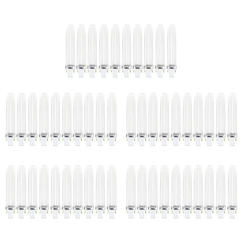 A74E-50PCS 9W Nail Uv Machine 365Nm Lamp Bulb Tube