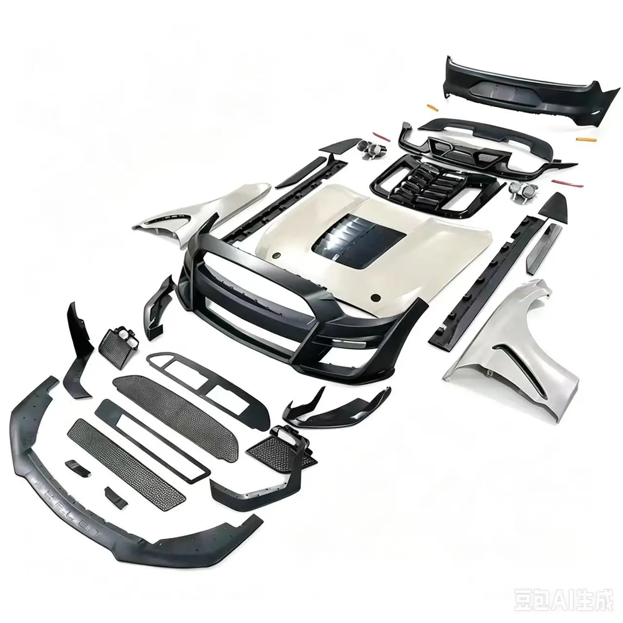 Car Bumpers Front Bumper Body Kit GT500 Model for fords Mustang 2015 2016 2017 Year Facelift to GT500 Shelby Model