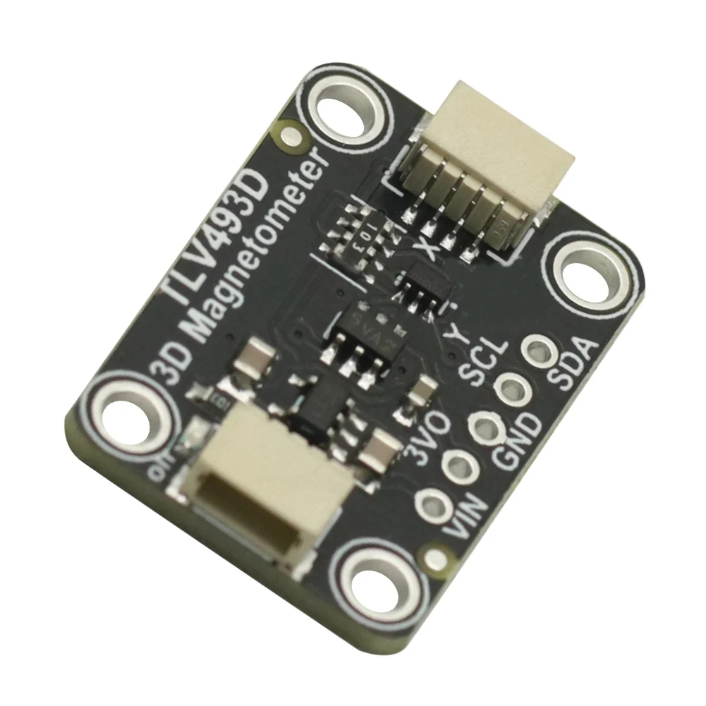 

Модуль магнитометра TLV493D с 12-битным разрешением и чувствительностью 0,098 мТ/LSB для высокоточного измерения магнитного поля