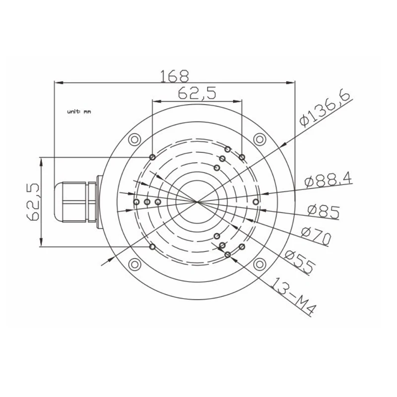 Hikvision DS-1280ZJ-S skrzynka przyłączowa do kopuły kamera typu Bullet CCTV ze stopu aluminium akcesoria wodoodporne wspornik 137 × 54 × 171.5mm