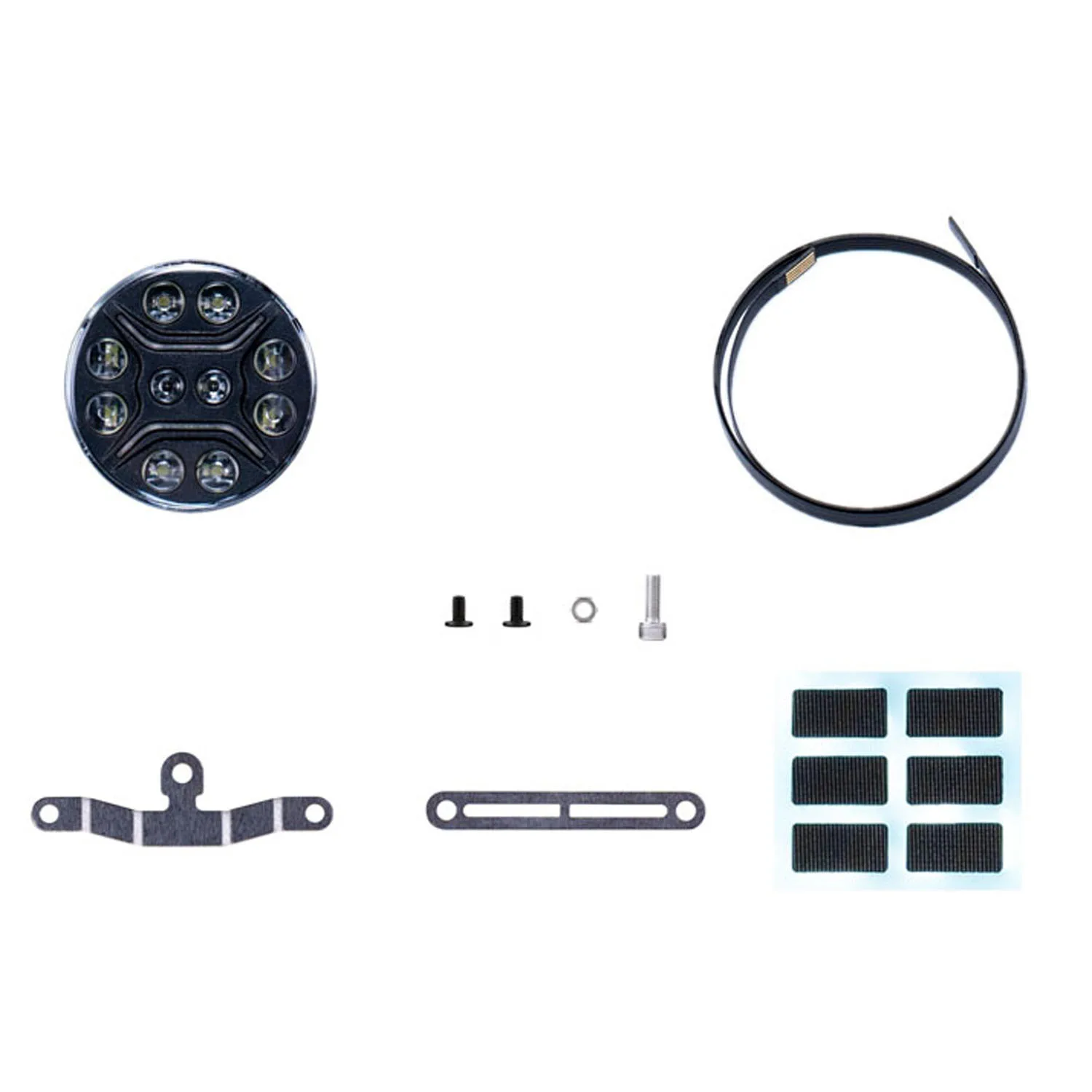 5V LED Spotlight Lamp Plastic Hoofd Lamp voor DIY TAMIYA 1/14 RC Tractor Truck 770S R620 Crawler Off road Auto Graafmachine Kipper