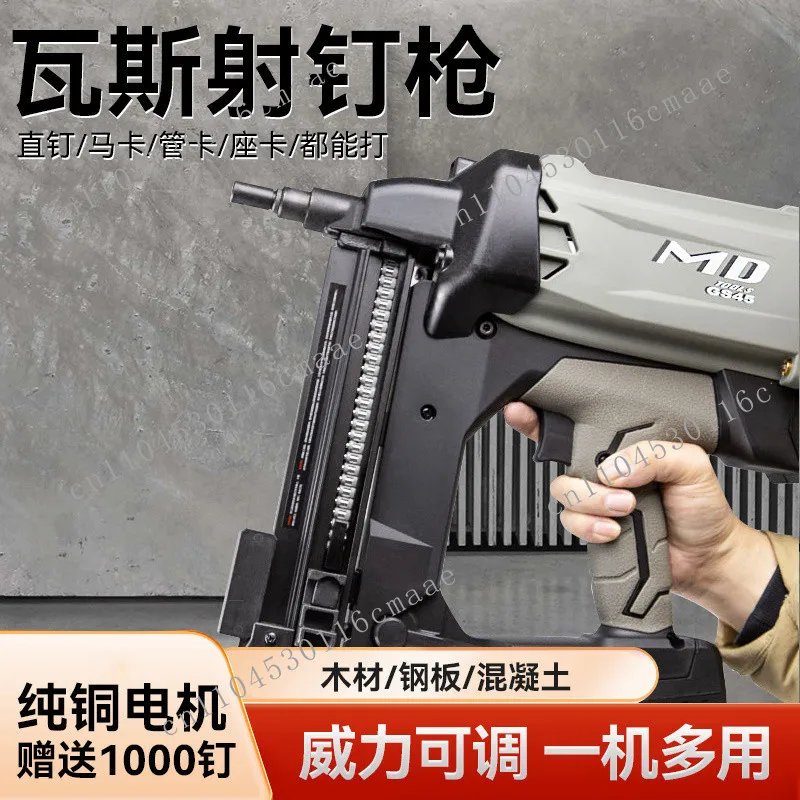 Tiro de unhas a gás e encanamento de agarrar especial prego elétrico de concreto