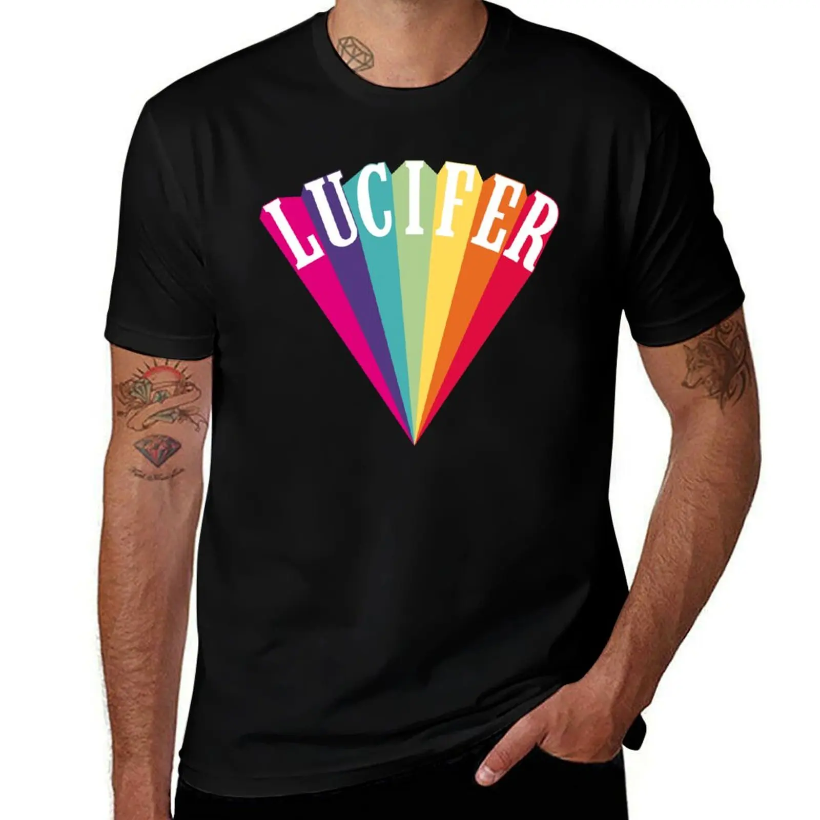 

Lucifer Rising. T-Shirt Industrial Work Tee Shirt