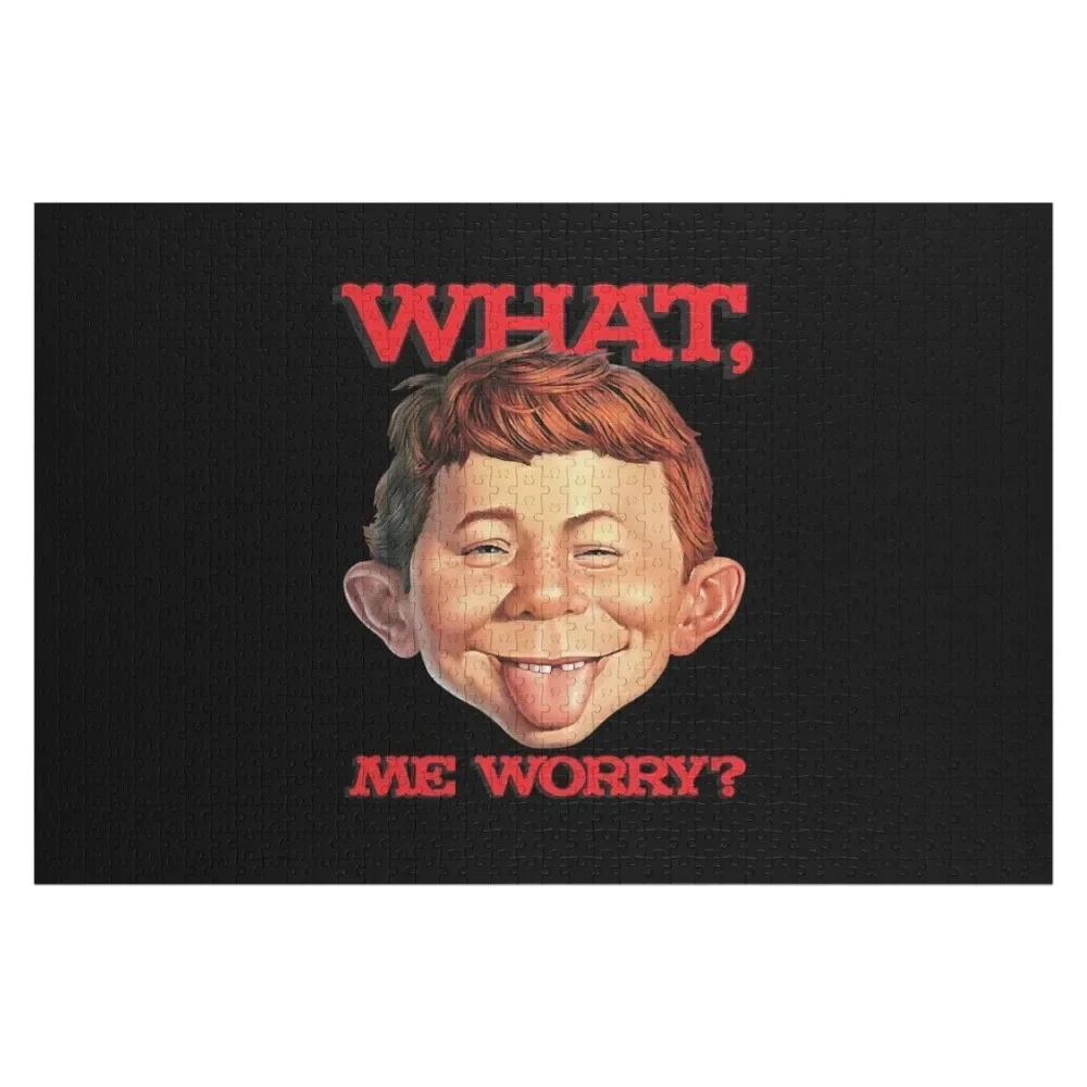 

What, Me Worry Jigsaw Puzzle Wooden Boxes Personalized Gift Ideas Puzzle