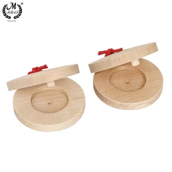Orff Wooden Soundboard for Kids Early Music Educational Gifts for Boys Girls Castanets Rhythm