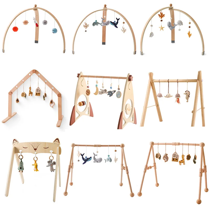 Jeu de bug astique en Bois pour Bébé, Mobile, Jouets Sensoriels, Fusée, Hochet, Activité, Pliable, Cadre, Décorations de Salle, 1 Ensemble