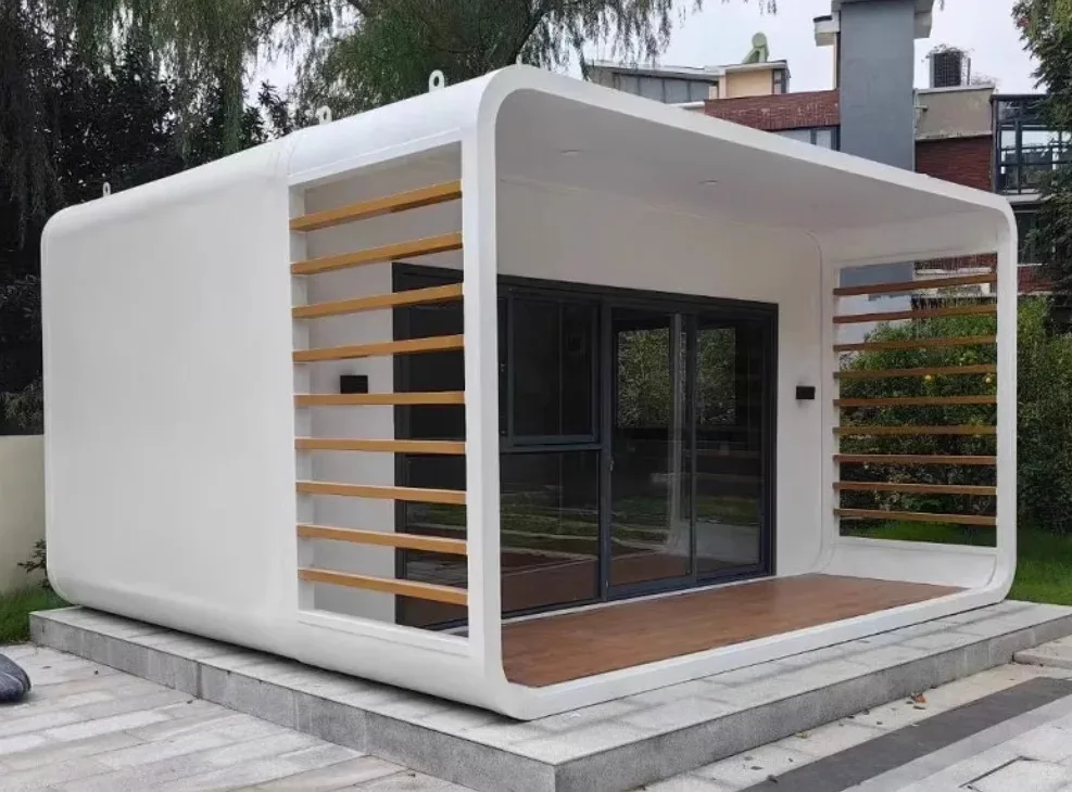 Modern 20/40ft Prefab Apple Cabin Houses Prefabricated Container House for Garden Pod Space Module for Villa Living Apple Cabin