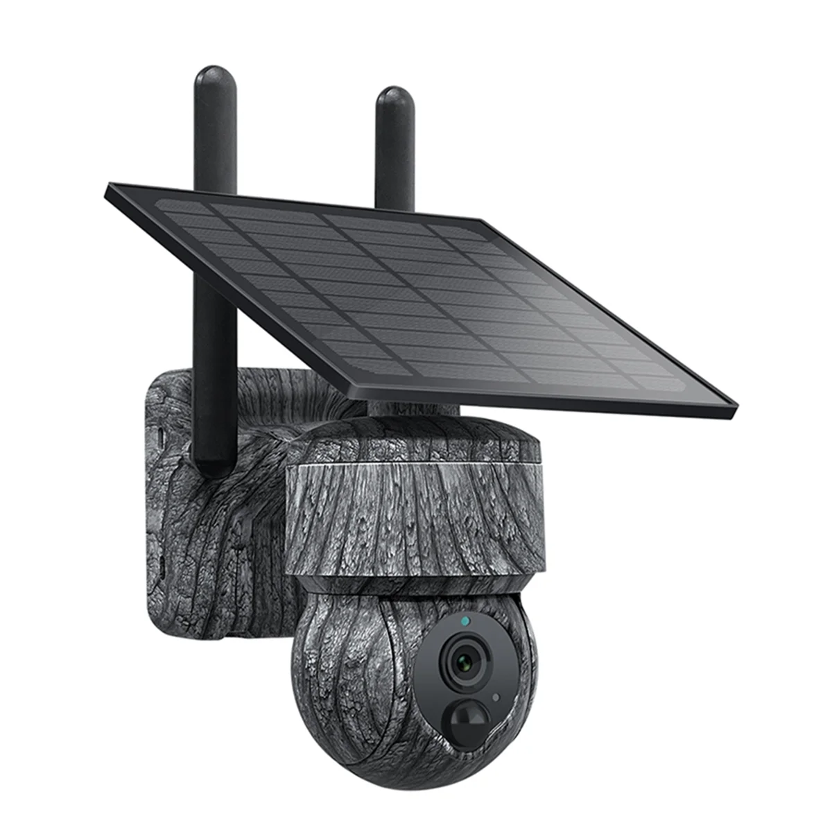 BABQ 3MP 4G SIM Caméra PTZ solaire WIFI Caméras IP sans fil extérieures avec panneau solaire Caméra de vidéosurveillance de sécurité audio bidirectionnelle (C)