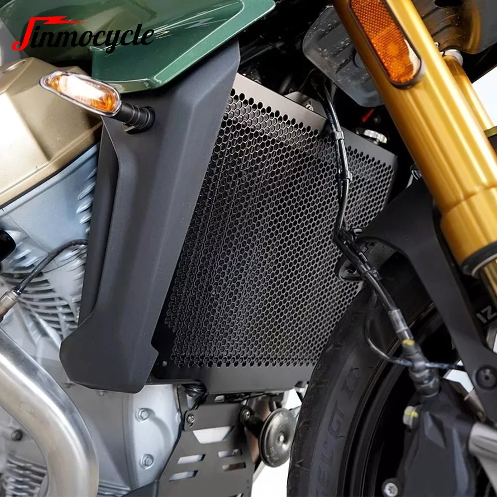 

For Moto Guzzi V100 Mandello V100 S 2022-2024 2025 Motorcycle Accessories Radiator Grille Guard Protector Grill Protection Cover