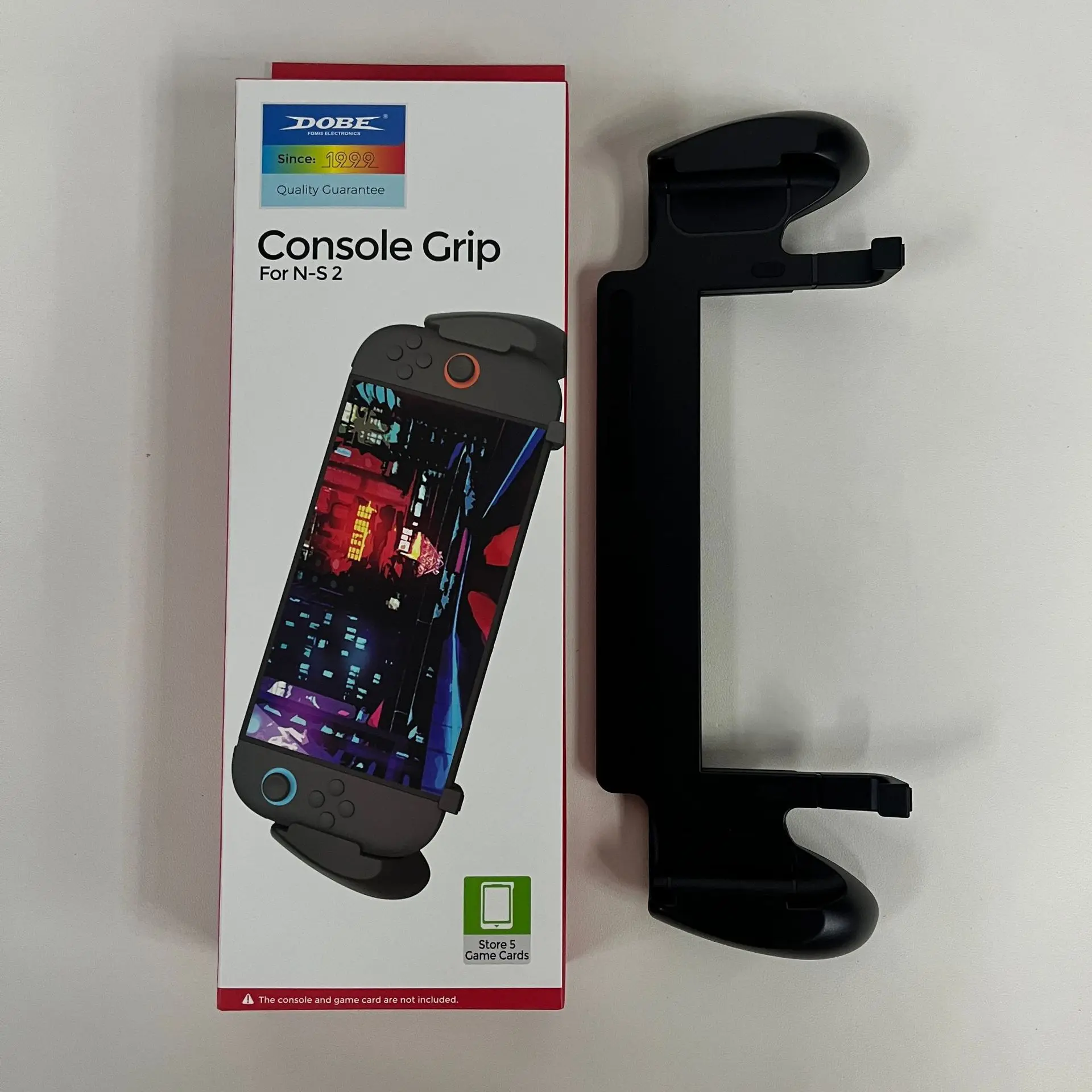 닌텐도 스위치 2용 게임 카드 수납 기능이 있는 스위치 2 콘솔 그립 일체형 핸드헬드 컨트롤러 그립