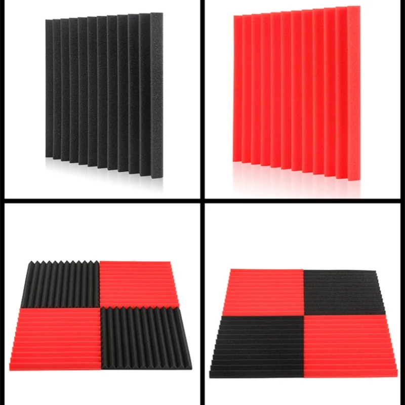 1Pcs Car Sound Hot Deadener Triangle Groove Cotton Flame Retardant Bonnet Roof Insulation Deadening Engine Firewall Heat Foam