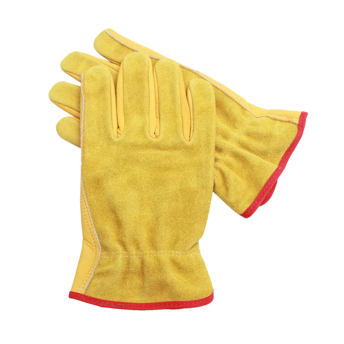 

1Pair Premium Cow Protective Gloves for Gardening Beekeeping Industrial Work Welding Handling Repair Heavy Duty