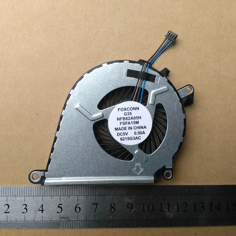 1pcs New laptop cpu fan for HP 15-ax030TX 15-ax033dx 15-AX020TX 15-AX219TX 15-ax016TX 15-AX215TX 15-AX018TX NFB62A05H