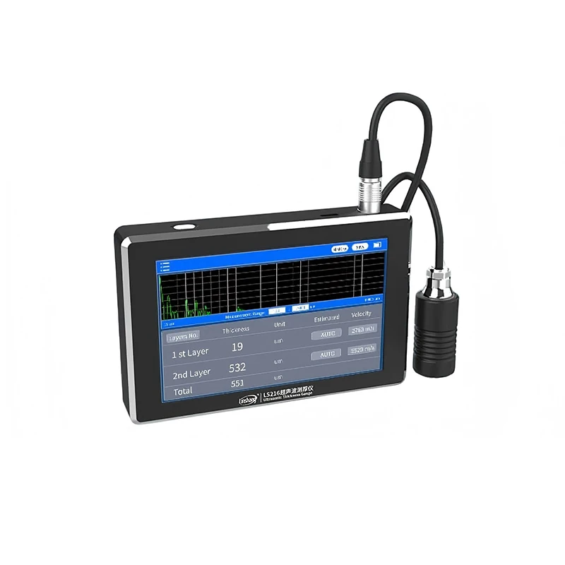 

LS216 Electronic Multilayer Ultrasonic Thickness Gauge Accurate Measurement Up To Three Layers Including Coatings Substrates