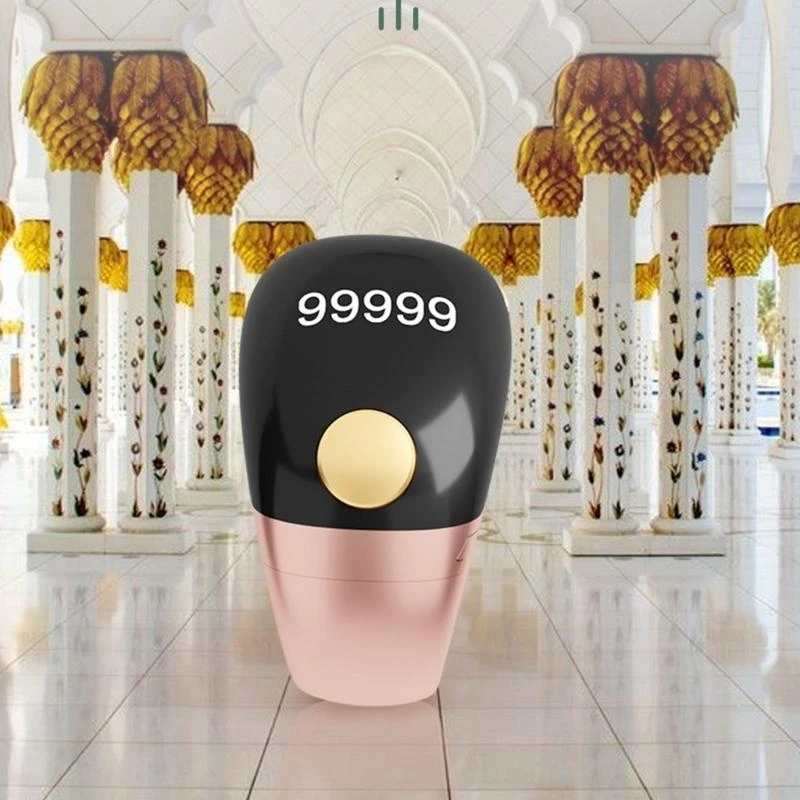 Интеллектуальные цифровые кольца с подсчеты Электронный счетчик для бега на открытом воздухе и крытых тренировки молитвенные