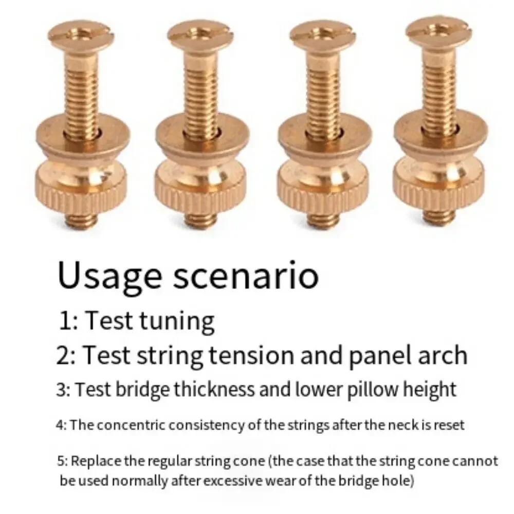 Самоблокирующийся быстросъемный латунный мост, фиксированный струнный конус, замена моста, фиксированный струнный конус, инструмент для ремонта Luthier