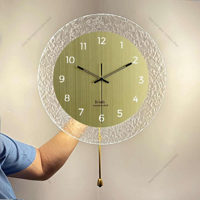 

Nordic Creative Living Room Wall Clock Modern Simple Living Room Art Wall Clock Designer Dining Room Home Decor Duvar Saati FYWC