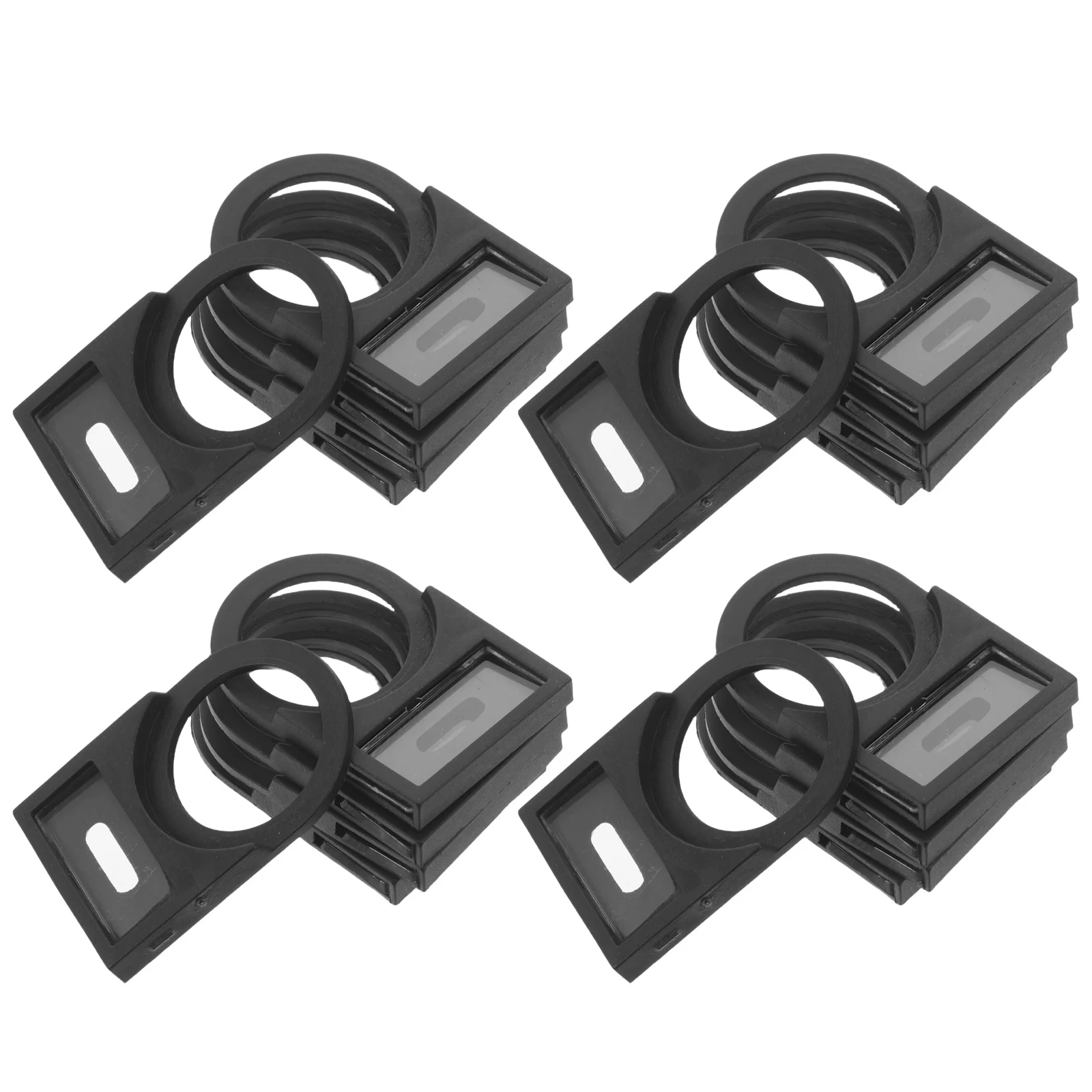 100 قطعة تسميات الصندوق الكهربائي مقاوم للماء مفتاح بـزر دفع الإطار تسجيل للوحة قواطع دوائر بمناسبة العلامات ورشة عمل صناعية