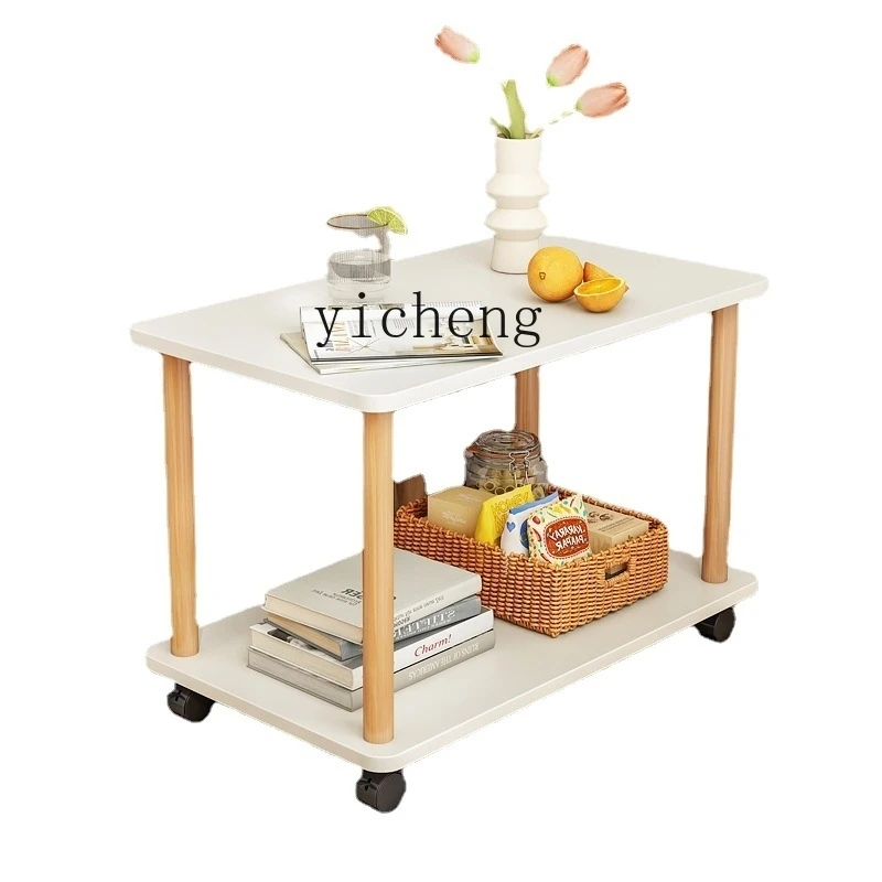 ZYA removable side table modern simple living room coffee table bedside table cart rack home decoration accessories
