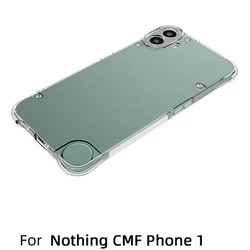 Custodia antiurto con cuscino d'aria per niente telefono CMF Phone 1 5G Airbag Custodia morbida in silicone TPU con cover posteriore per telefono CMF One 1