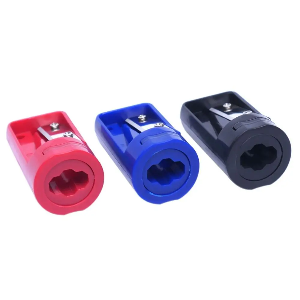 Mini Hand Tools Manual Woodwork Pencil Cutter Portable Useful Carpenter Pencil Sharpener Practical Blue Narrow Sharpening
