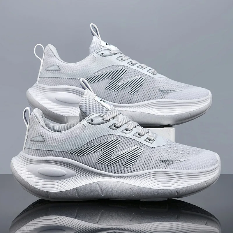 Men Sports Running Shoes Casual Marathon Breathable Lightweight Women's Comfortable Athletic Nonskid Walking Sneakers Outdoors