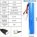 1Pcs battery