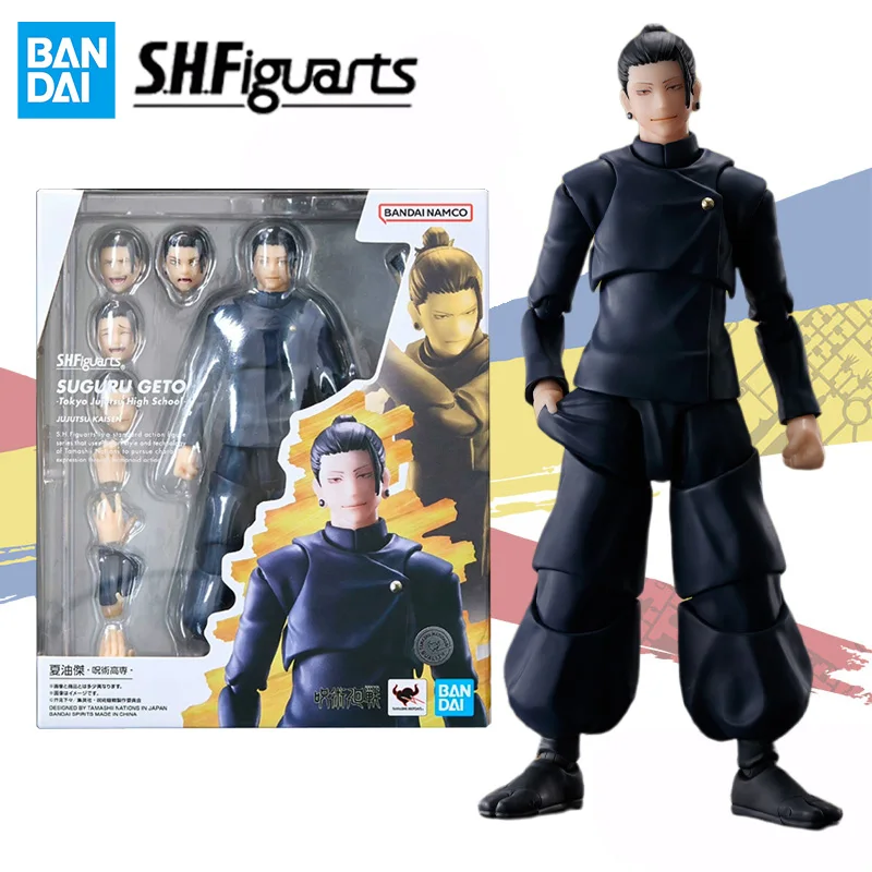 

Фигурка Bandai S.H. Фигуртс SHF juютсу Kaisen Geto Suguru Satoru Gojo Аниме Фигурка Готовая модель комплект игрушка подарок для детей