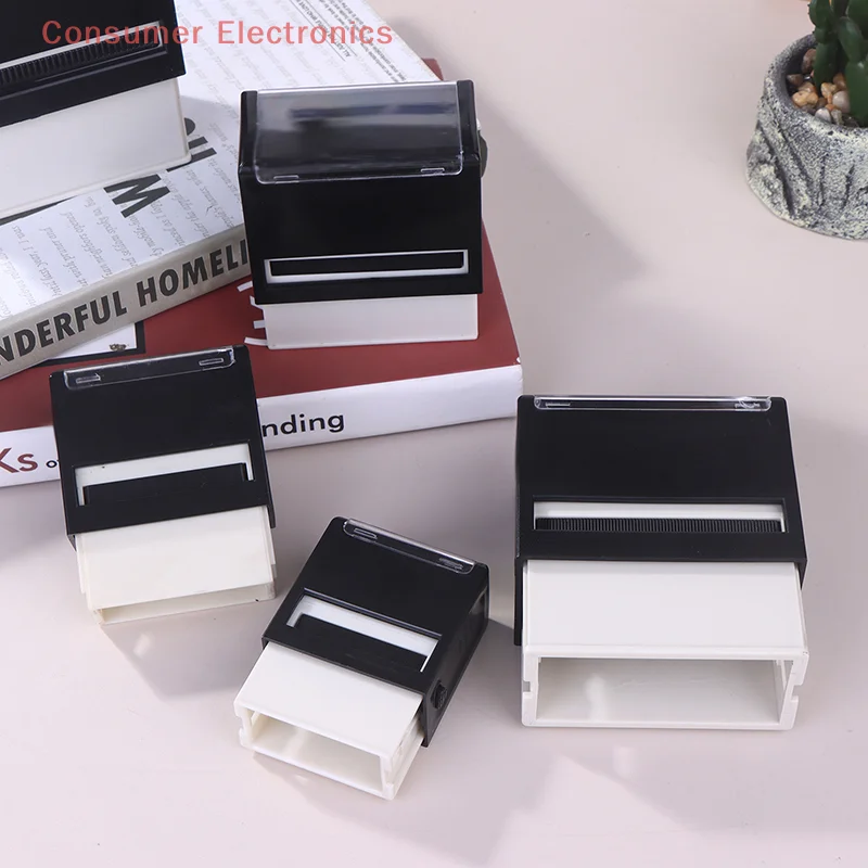 قم بتخصيص عنوان عملك باستخدام طوابع التحبير الذاتي المخصصة وأختام أسماء الحرف اليدوية