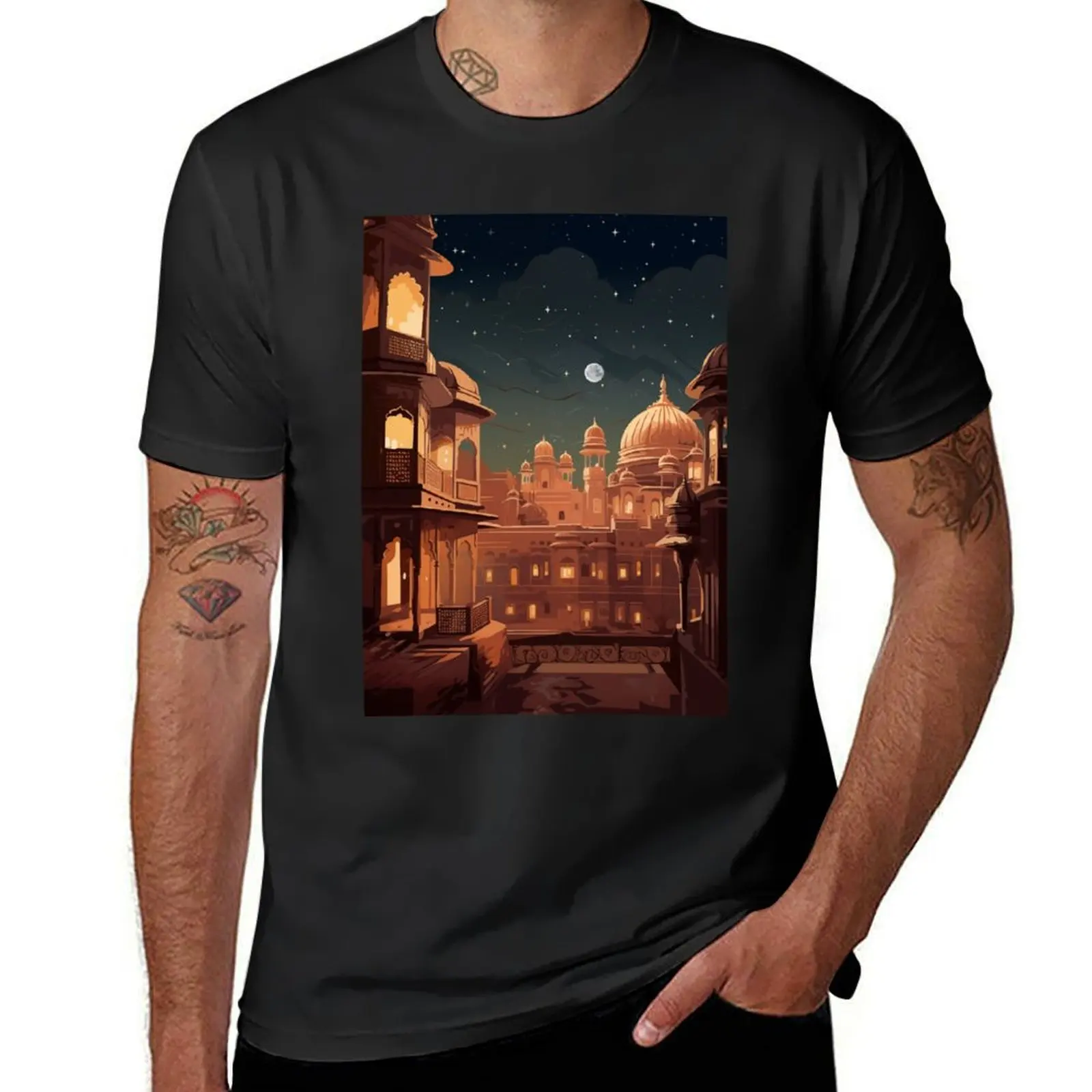 

Tribute to India's Timeless Splendor #5 T-Shirt boys whites customs black t-shirts for men