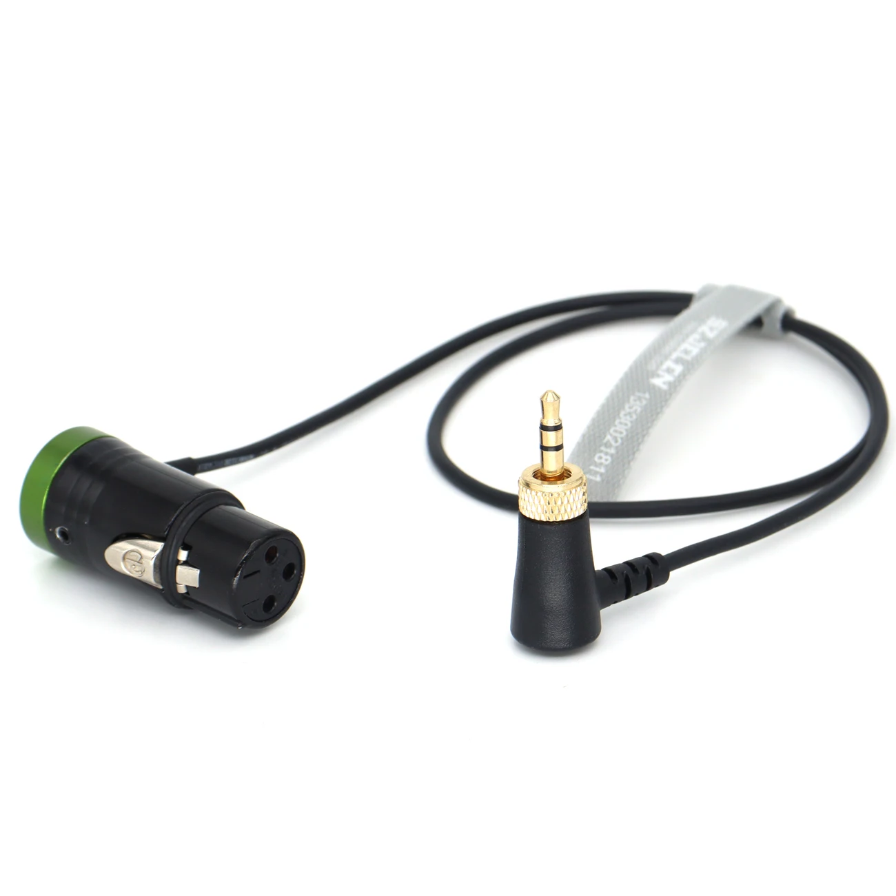 New Arriving Locking 3.5mm TRS Right-Angle to Short XLR 3Pin Female Audio Cable for Sennheiser SK 500 G4 Sony UWP D11 D21