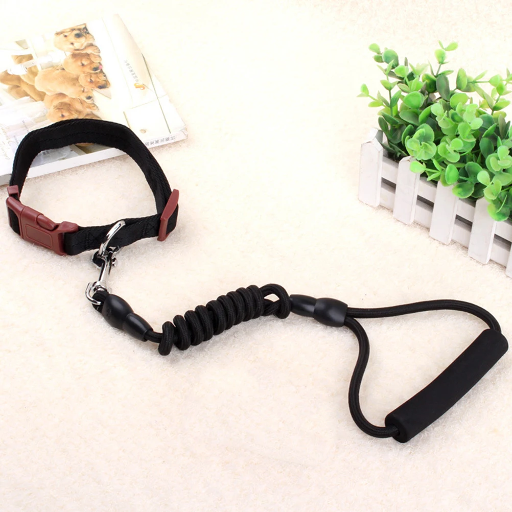 

3pcs Pet Harness Leash Set Dog Collar 12Mm*120Cm Strong Sturdy Clasp Heavy Duty Adjustable Handle For Small Medium Dogs Black