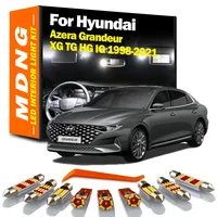 MDNG LED Interior Map Dome Trunk Light Reading Bulbs Kit For Hyundai Azera Grandeur XG TG HG IG 1998-2017 2018 2019 2020 2021