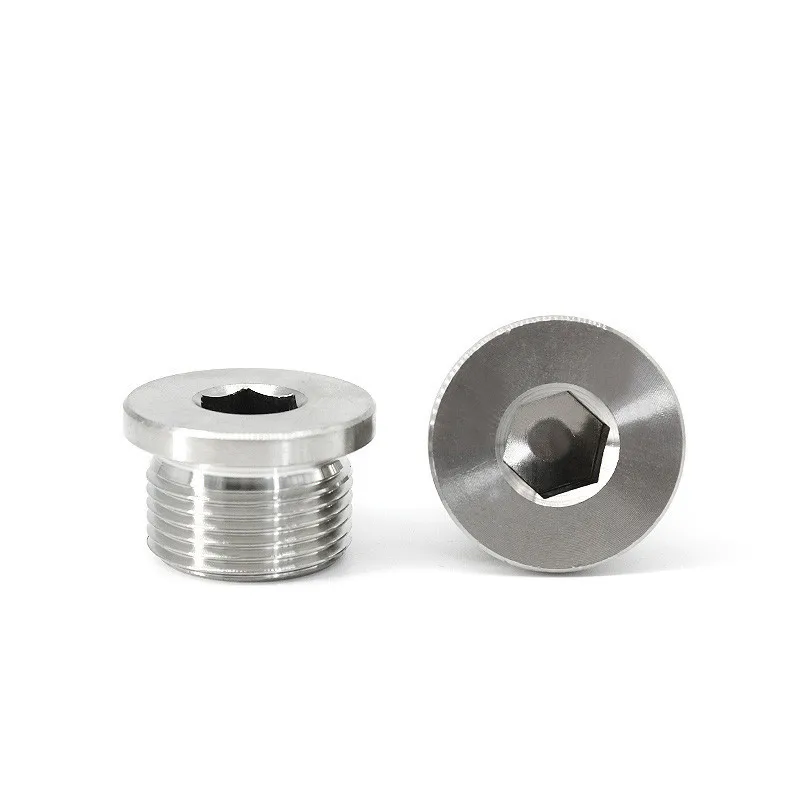 

DIN908 D1/8 G1/4 G3/8 G1/2 G3/4 G1 G1-1/4 G1-1/2 G2 304 Stainless Steel Ed Nut Hex Socket Flange Plug Seal Pipe Oil Plug Washer
