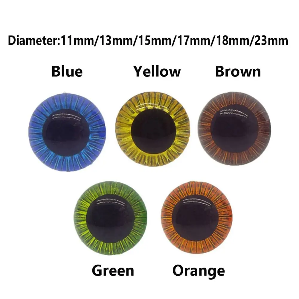 عيون بلاستيكية آمنة لـ 10:/5 أزواج ، 11: 00/13: 00/15: 00/17: 49: 00/23