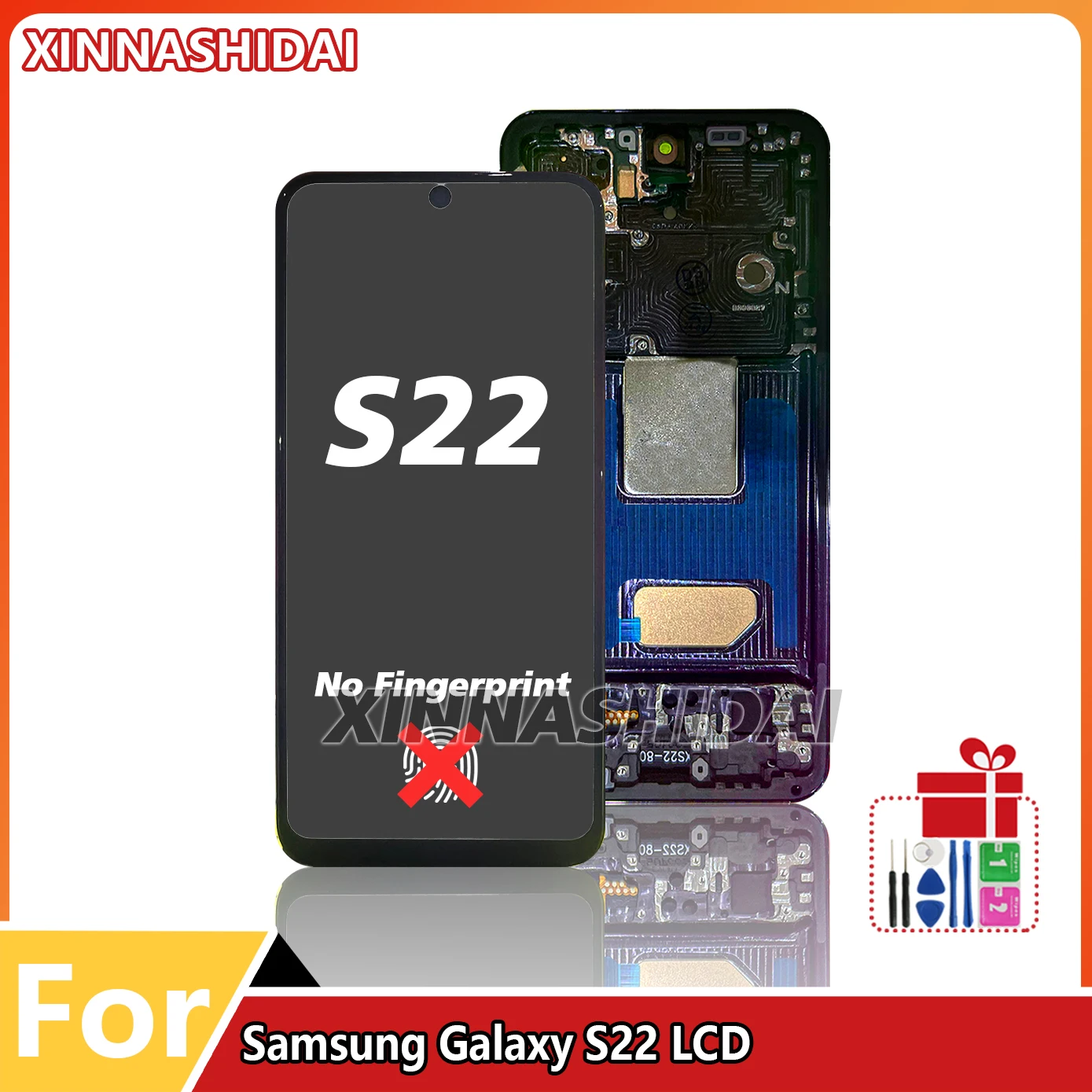 Supper Incell Display For Samsung S22 5G S901 S901B S901B/DS LCD Touch Screen Digitizer For Samsung Galaxy S22 Glass Display